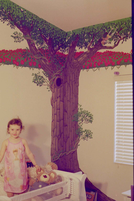 Happy Customer with tree mural pic goes here